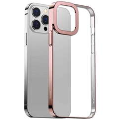 Чехол для iPhone 13 Pro Max (6.7 дюйма) Baseus Glitter Phone Case  - розовый